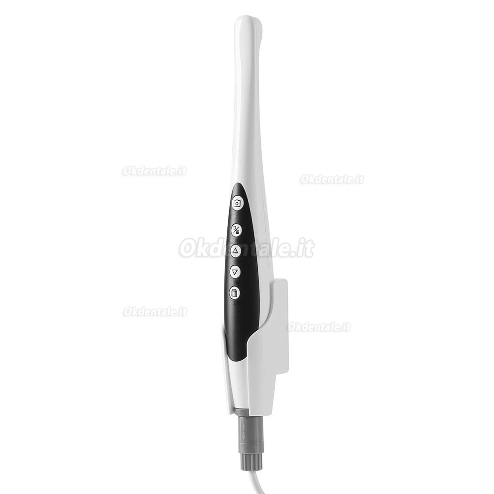 Telecamera intraorale digitale USB per uso dentale, pixel da 2,0 MP, 6 luci LED